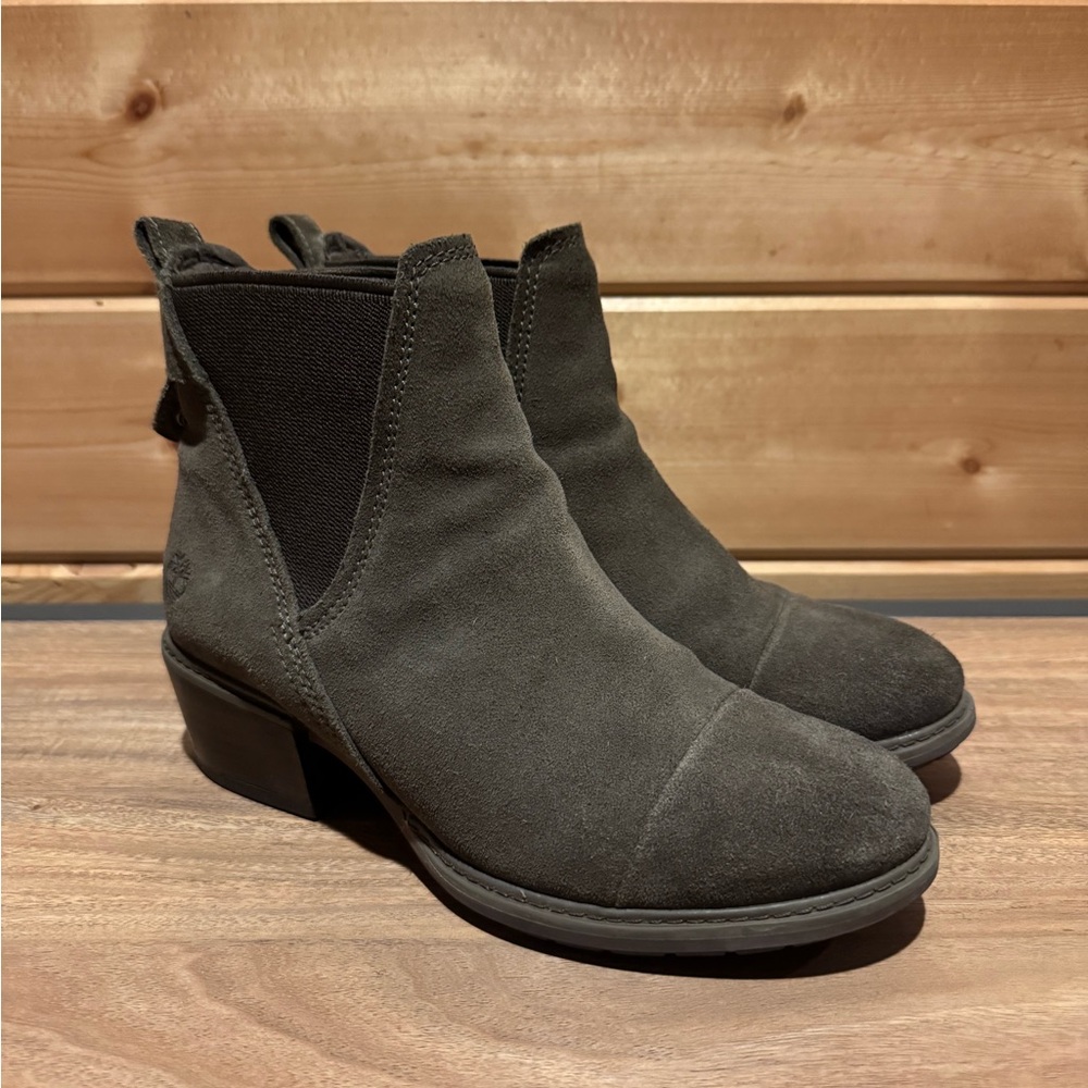 Like New Timberland Sutherlin Bay Double Chelsea Women’s Ankle Boots Size 6.5